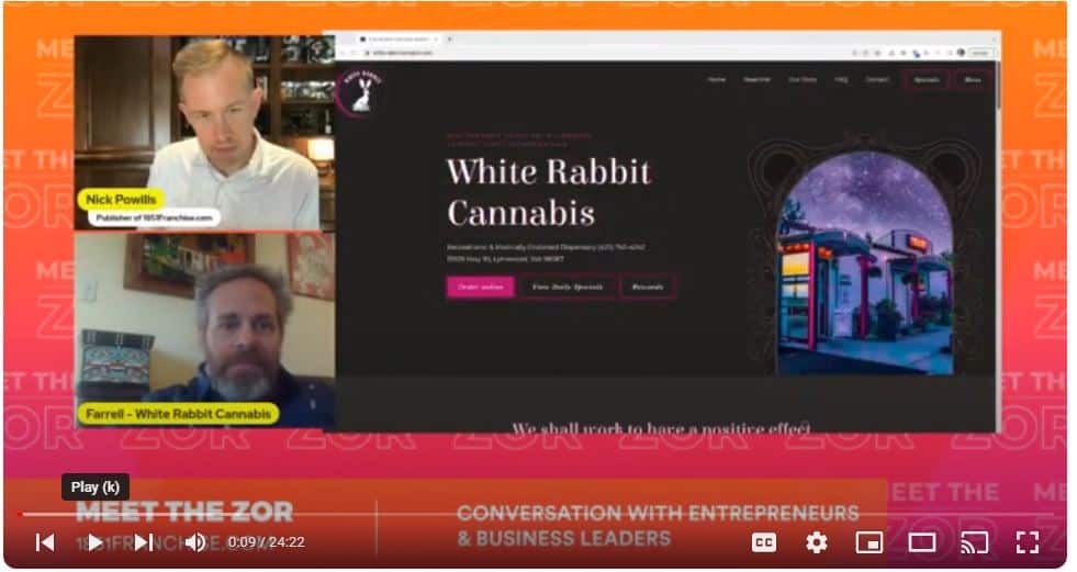 meet the zor podcast with white rabbit cannabis franchise